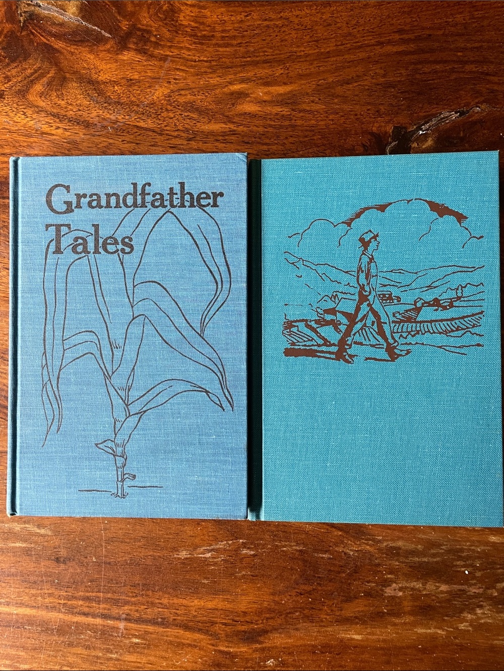 2 Richard Chase Grandfather Tales + Jack Tales Vintage Blue HC Vintage